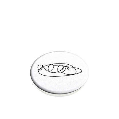 Alec PopSockets® PopGrip - White (PRE-ORDER)