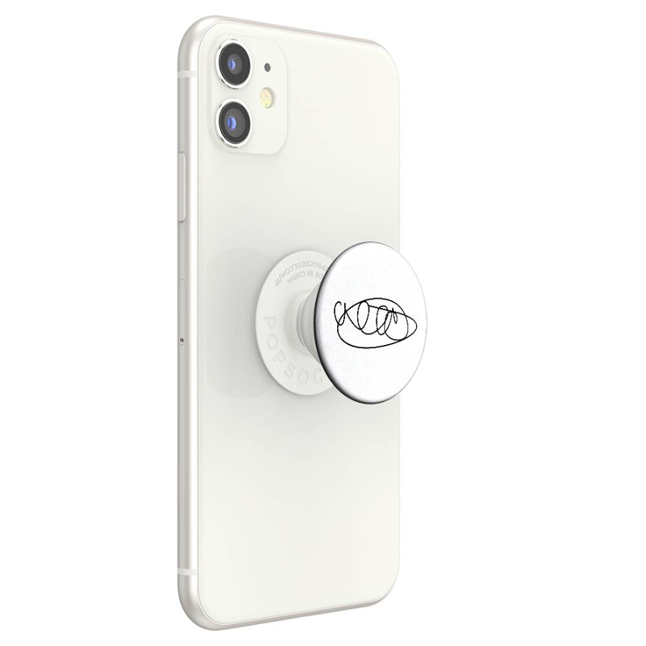 Alec PopSockets® PopGrip - White (PRE-ORDER)