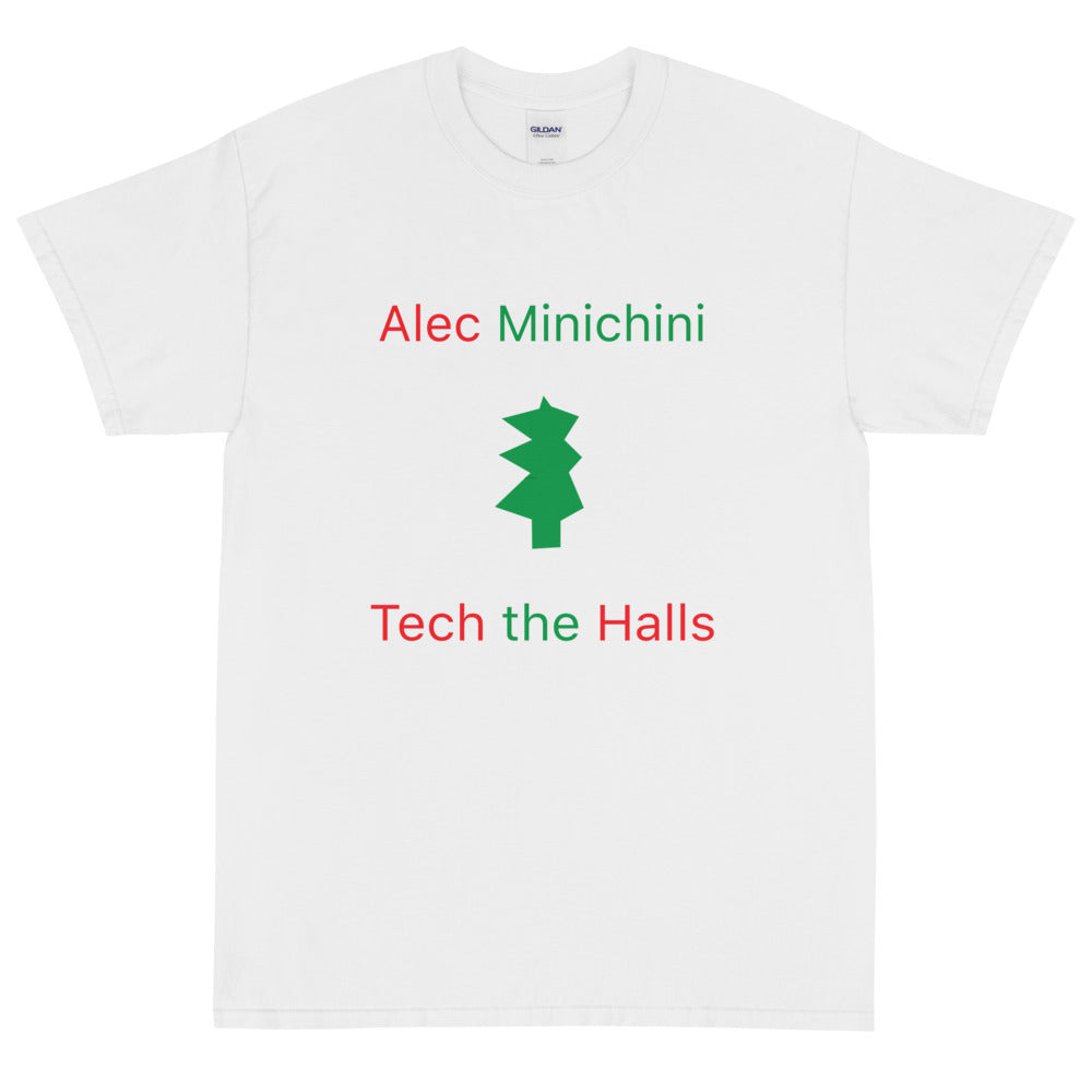 Tech the Halls Album Cover Tee - White