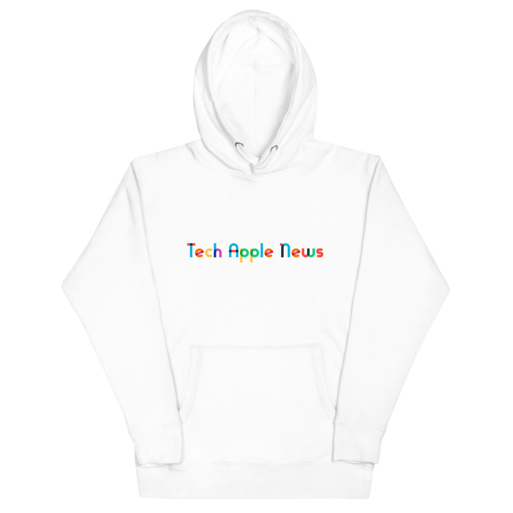 Tech Apple News Hoodie - White