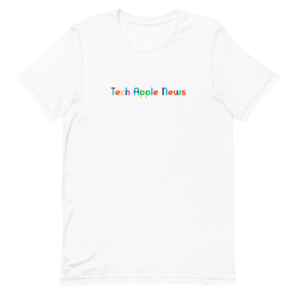 Tech Apple News Tee - White